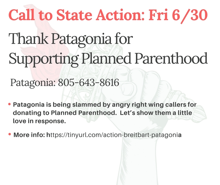 Thank Ventura-based Patagonia for supporting Planned Parenthood – Brieitbart is slamming them!