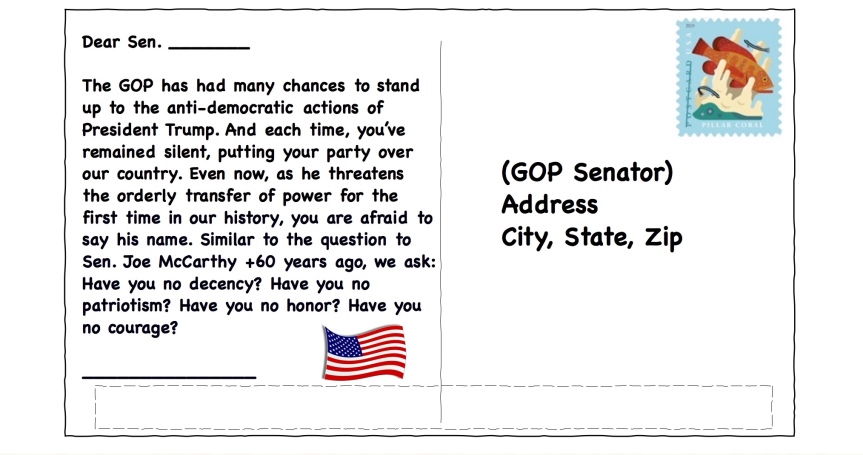 Thurs 9/24: Another postcard for the GOP.